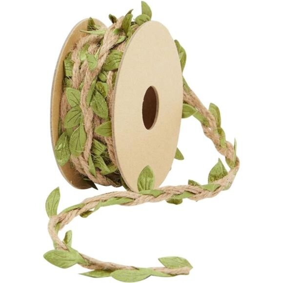 Leaf Ribbon - Jungle, Safari & Fairy Party, Enchanted Forest Decor - Picture 7 of 8